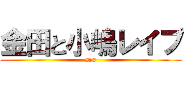 金田と小嶋レイプ (sex)