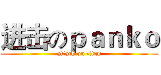 进击のｐａｎｋｏ (attack on titan)