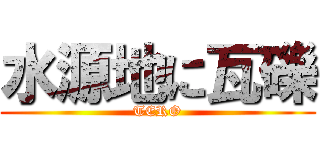 水源地に瓦礫 (TERO)
