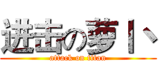 进击の萝丨丶 (attack on titan)