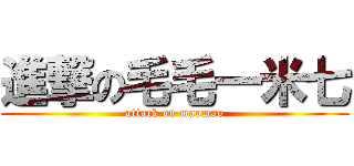 進撃の毛毛一米七 (attack on maomao)