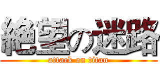 絶望の迷路 (attack on titan)