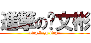 進撃の杨文彬 (attack on titan)