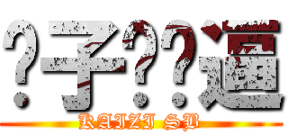 凯子这傻逼 (KAIZI SB)