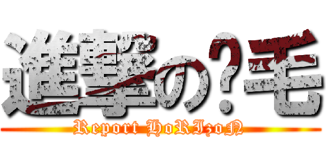 進撃の腳毛 (Report HoRIzoN)