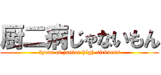 厨二病じゃないもん (2year of junior high sickness)