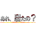 あれ、居たの？ (attack on titan)