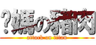 妳媽の豬肉 (attack on titan)