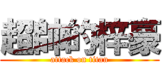 超帥的梓豪 (attack on titan)