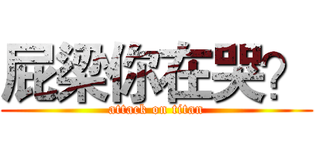 屁梁你在哭？ (attack on titan)