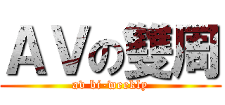 ＡＶの雙周 (av bi-weekly)