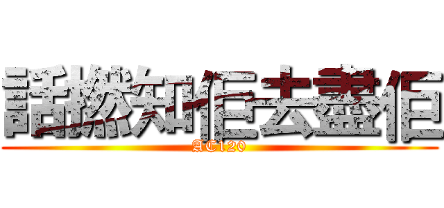 話撚知佢去盡佢 (AC120)