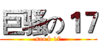 巨骚の１７ (sao b 17)