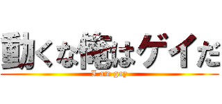 動くな俺はゲイだ (I am gay)