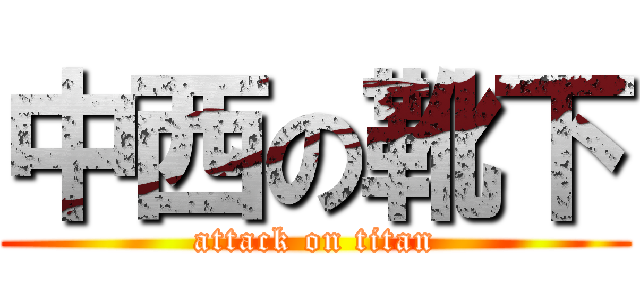 中西の靴下 (attack on titan)