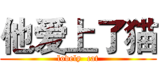 他爱上了猫 (lovely  cat)