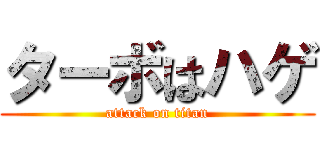 ターボはハゲ (attack on titan)