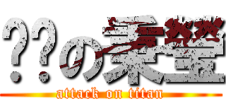 傻傻の秉瑩 (attack on titan)