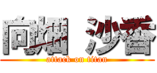 向畑 沙香 (attack on titan)