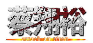 蔡翔裕 (attack on titan)