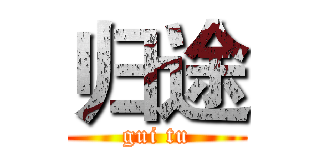 归途 (gui tu)