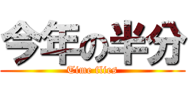 今年の半分 (Time flies)