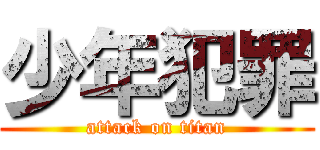 少年犯罪 (attack on titan)