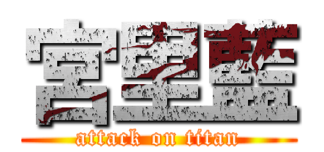 宮里藍 (attack on titan)