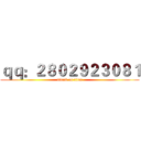 ｑｑ：２８０２９２３０８１ (attack on titan)