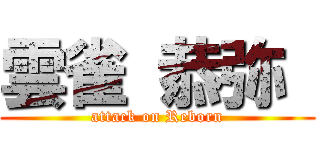 雲雀 恭弥  (attack on Reborn)