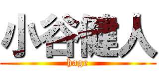 小谷健人 (hage)