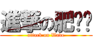 進撃の肥嘟嘟 (attack on Wade)