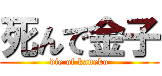 死んで金子 (die of kaneko)