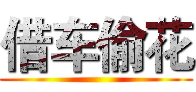 借车偷花 ()