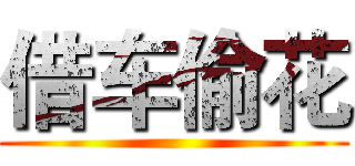借车偷花 ()