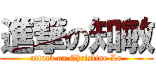 進撃の知敏 (attack on Christine Lo)