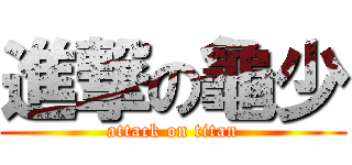 進撃の龜少 (attack on titan)