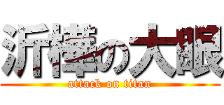 沂樺の大眼 (attack on titan)
