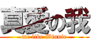 真愛の我 (me like Winnie)