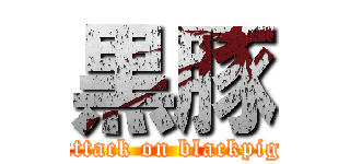 黒豚 (attack on blackpig)