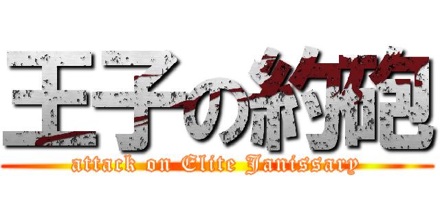 王子の約砲 (attack on Elite Janissary)