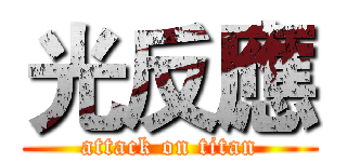 光反應 (attack on titan)