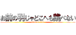 お前の羽じゃどこへも跳べない (attack on titan)