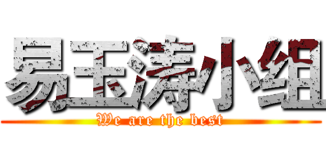 易玉涛小组 (We are the best)