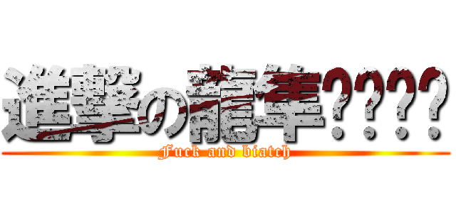 進撃の龍隼ㄗㄤㄗㄤ (Fuck and biatch)