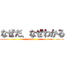 なぜだ、なぜわかる (nande)