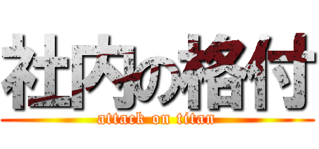 社内の格付 (attack on titan)