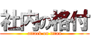 社内の格付 (attack on titan)