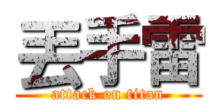 丟手雷 (attack on titan)