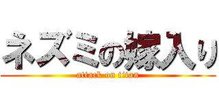 ネズミの嫁入り (attack on titan)